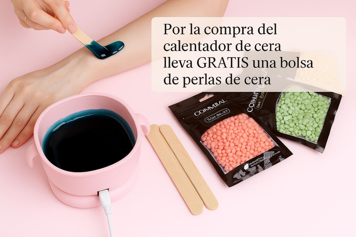 Calentador de Cera Depilatoria Plegable